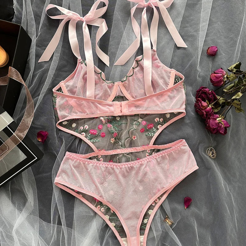 Sexy Women's Bra And Panties Set Lingerie