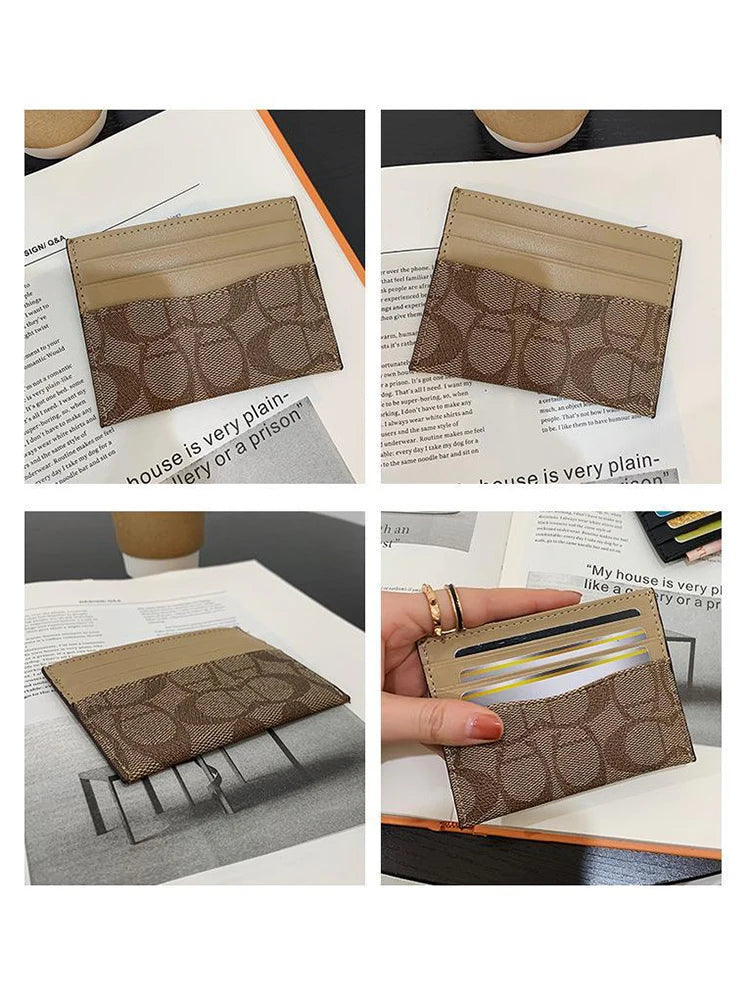 Luxury Design Multi-Function Wallet for Women Card Holder Geometric Pattern Unisex Short Keep Eye Catching