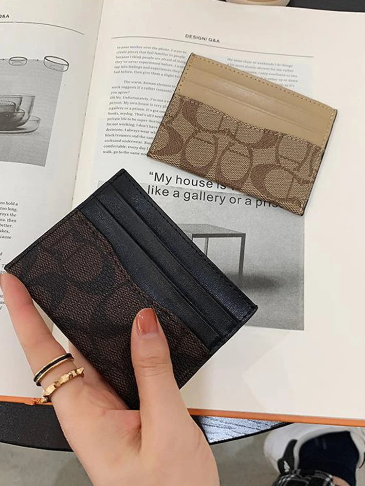 Luxury Design Multi-Function Wallet for Women Card Holder Geometric Pattern Unisex Short Keep Eye Catching