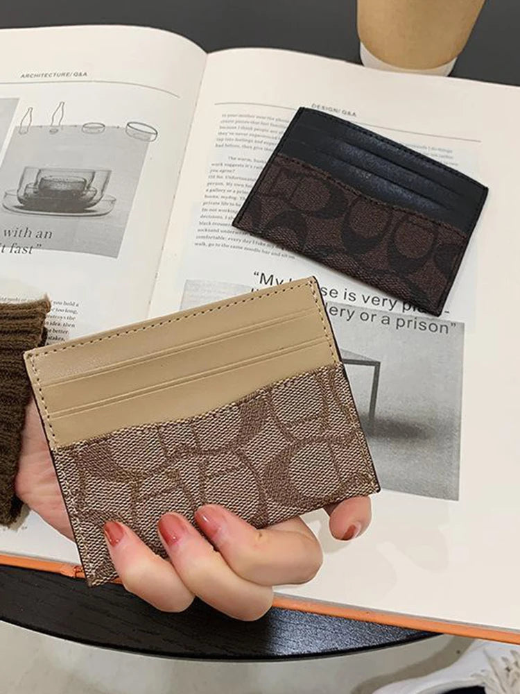 Luxury Design Multi-Function Wallet for Women Card Holder Geometric Pattern Unisex Short Keep Eye Catching