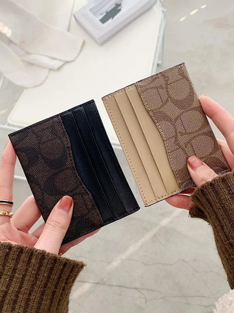 Luxury Design Multi-Function Wallet for Women Card Holder Geometric Pattern Unisex Short Keep Eye Catching