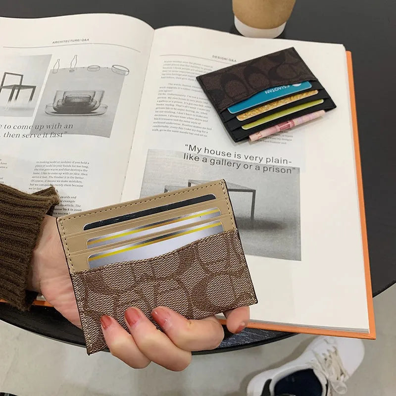 Luxury Design Multi-Function Wallet for Women Card Holder Geometric Pattern Unisex Short Keep Eye Catching